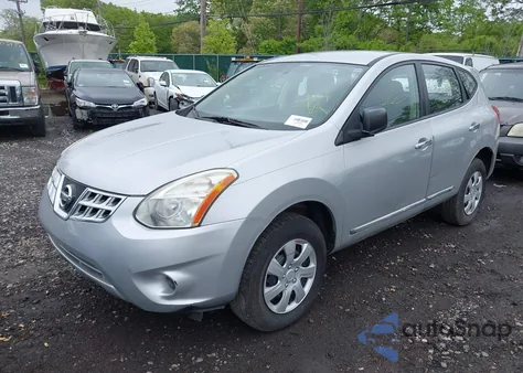 2013 Nissan Rogue S из США, поврежденный, VIN JN8AS5MV0DW602048